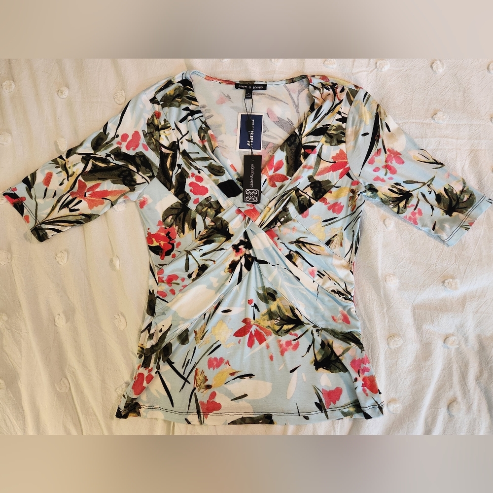 Cable &Gauge Print Top